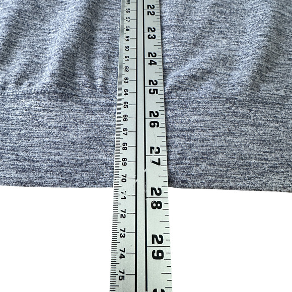 Rhoback Hesi Performance Hoodie Men’s XL Heather Steel Gray Grey Navy Blue Golf - Picture 9 of 9